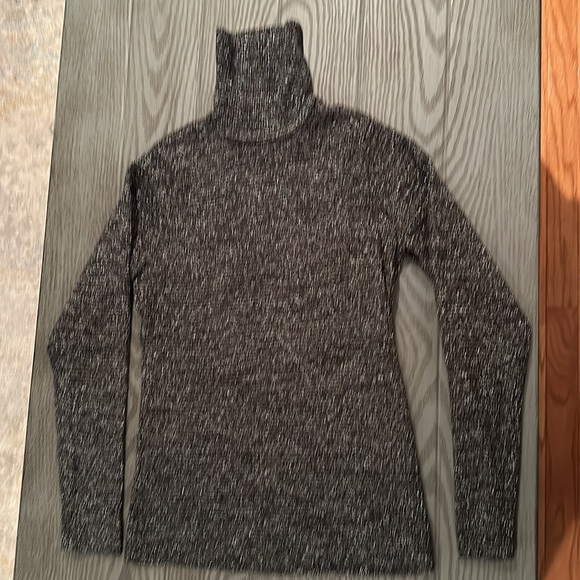 Style & Company Sparkly Metallic Turtleneck- Like new - Picture 2 of 6